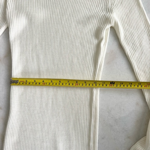 Set of 2 Dresses! Turtleneck Midi Brave Soul London Fitted Ribbed White & Black - Picture 11 of 12